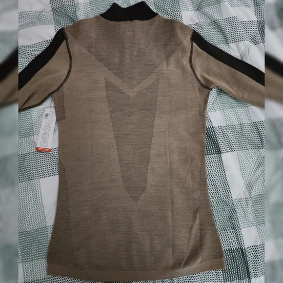 Smartwool | Intraknit Thermal Merino Base Layer Colorblock 1/4 Zip Size Small - Picture 2 of 4